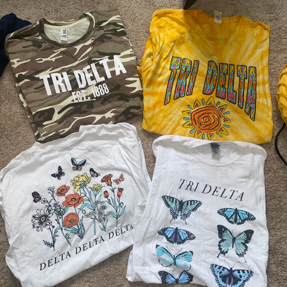 FOR EVROSINA- crewneck, butterfly, flower shirts